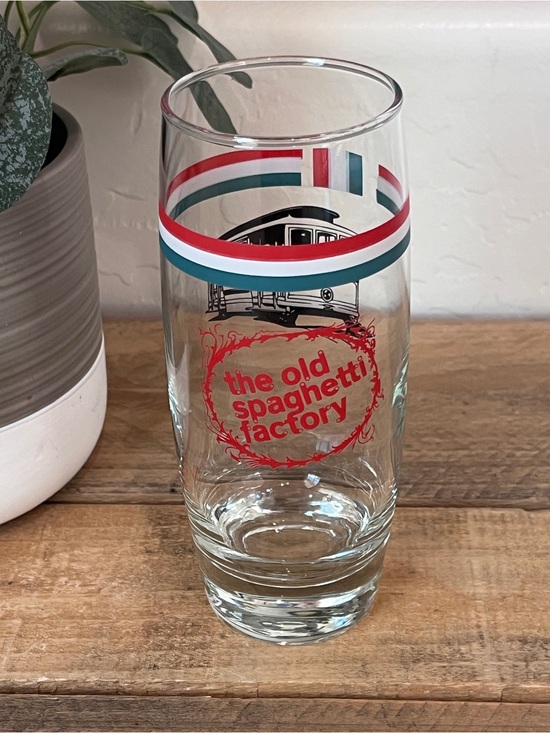 Old Spaghetti Factory Other - Vintage The Old Spaghetti Factory Souvenir Glass Trolley Cable Car
